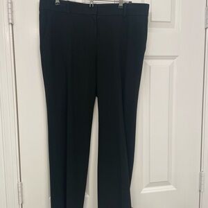 Ann Taylor Seasonless Stretch Straight Black Dress Pants